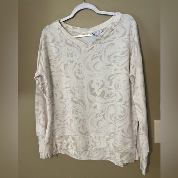 Athleta Coaster Luxe V Neck Sweatshirt - Picture 2 of 7